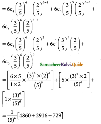 Samacheer Kalvi 12th Business Maths Guide Chapter 7 Probability Distributions Ex 7.4 6