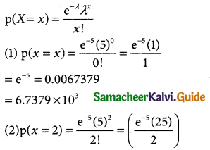 Samacheer Kalvi 12th Business Maths Guide Chapter 7 Probability Distributions Miscellaneous Problems 5