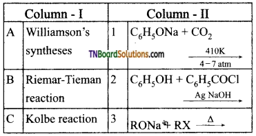 TN Board 12th Chemistry Important Questions Chapter 11 Hydroxy Compounds and Ethers 113