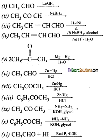 TN Board 12th Chemistry Important Questions Chapter 12 Carbonyl Compounds and Carboxylic Acids 74