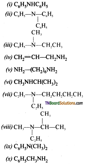 TN Board 12th Chemistry Important Questions Chapter 13 Organic Nitrogen Compounds 33
