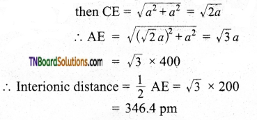 TN Board 12th Chemistry Important Questions Chapter 6 Solid State 21