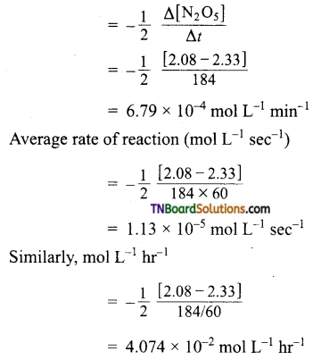 TN Board 12th Chemistry Important Questions Chapter 7 Chemical Kinetics 18