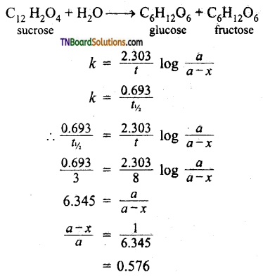 TN Board 12th Chemistry Important Questions Chapter 7 Chemical Kinetics 51