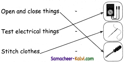 Samacheer Kalvi 3rd Standard English Guide Term 3 Chapter 2 Tools We Use 14