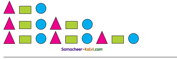 Samacheer Kalvi 3rd Standard Maths Guide Term 1 Chapter 3 Patterns 11