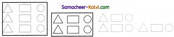Samacheer Kalvi 3rd Standard Maths Guide Term 1 Chapter 3 Patterns 12