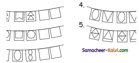Samacheer Kalvi 3rd Standard Maths Guide Term 1 Chapter 3 Patterns 16