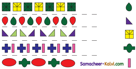 Samacheer Kalvi 3rd Standard Maths Guide Term 1 Chapter 3 Patterns 18