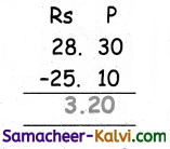 Samacheer Kalvi 3rd Standard Maths Guide Term 3 Chapter 5 Money 18