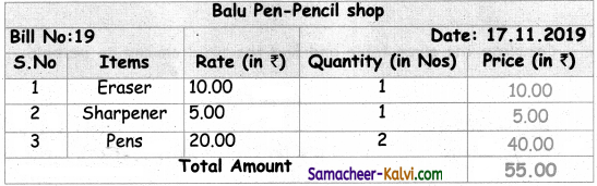 Samacheer Kalvi 3rd Standard Maths Guide Term 3 Chapter 5 Money 40