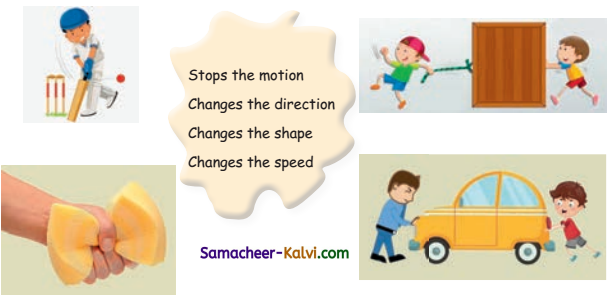 Samacheer Kalvi 3rd Standard Science Guide Term 1 Chapter 3 Force 7