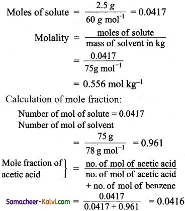 TN State Board 11th Chemistry Important Questions Chapter 9 Solutions 4
