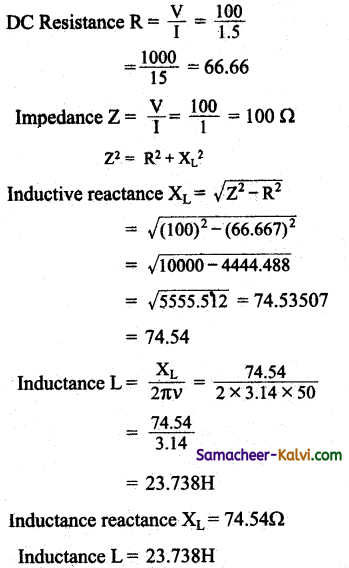 TN State Board 12th Physics Important Questions Chapter 4 Electromagnetic Induction and Alternating Current 25